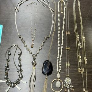 Elegant Multi-Color Necklace Set